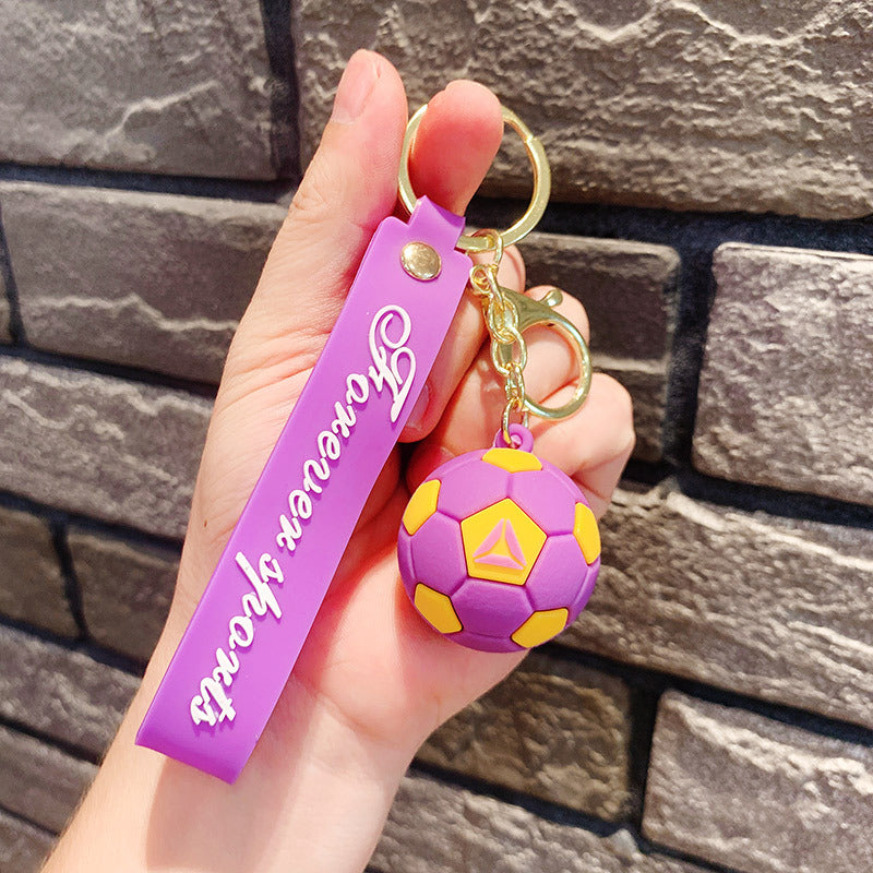 Cartoon PVC Silicone Basketball Cute Keychain (F) MIC-JCai027