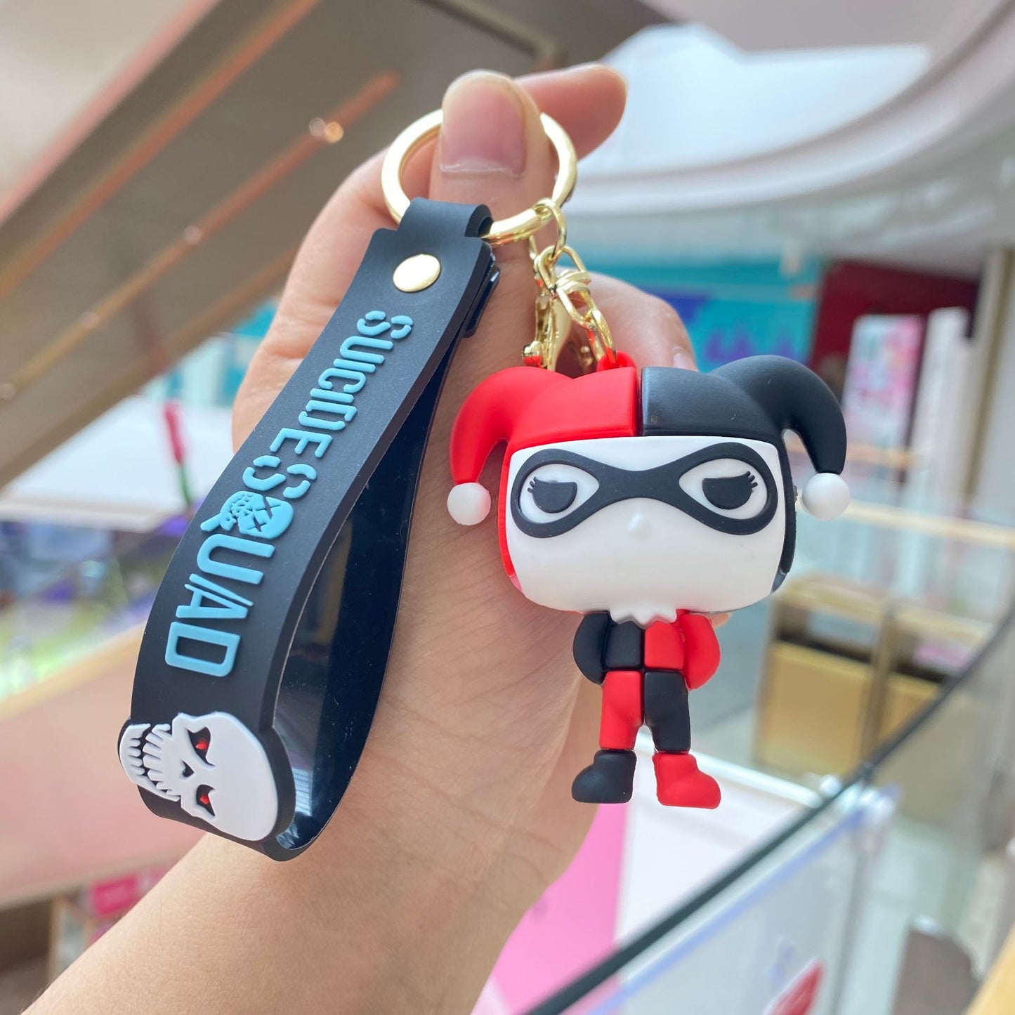 PVC cute cartoon suicide team keychain (Minimo de Compra 2) MIC-PengY006