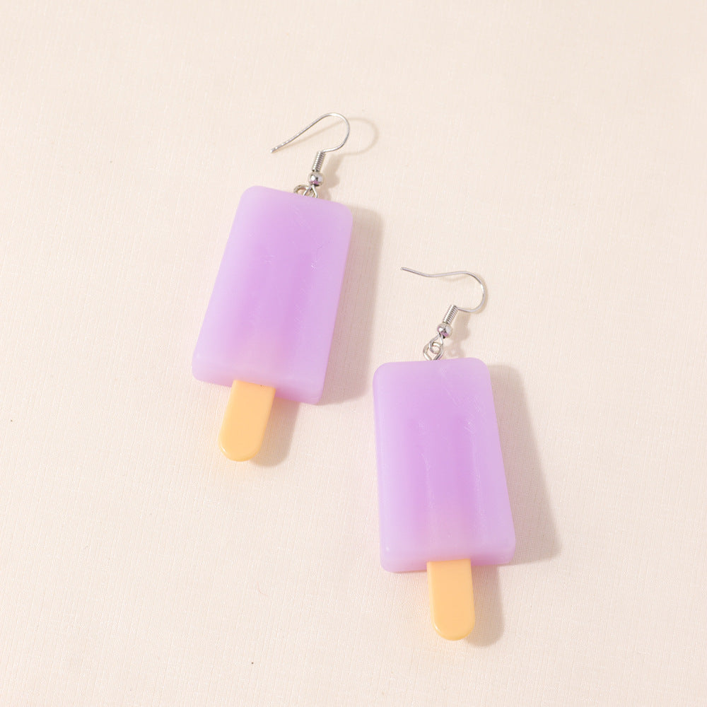 Alloy Popsicle Earrings (Minimo de Compra 2) MIC-YingM015