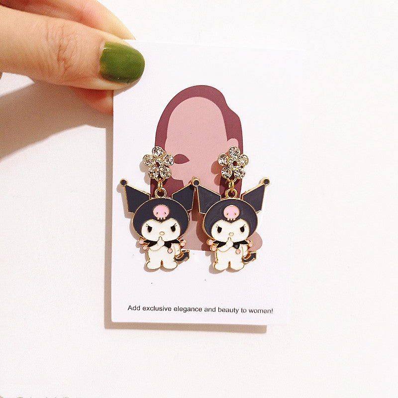 Resin Play Cartoon Earrings MYA-BXX005