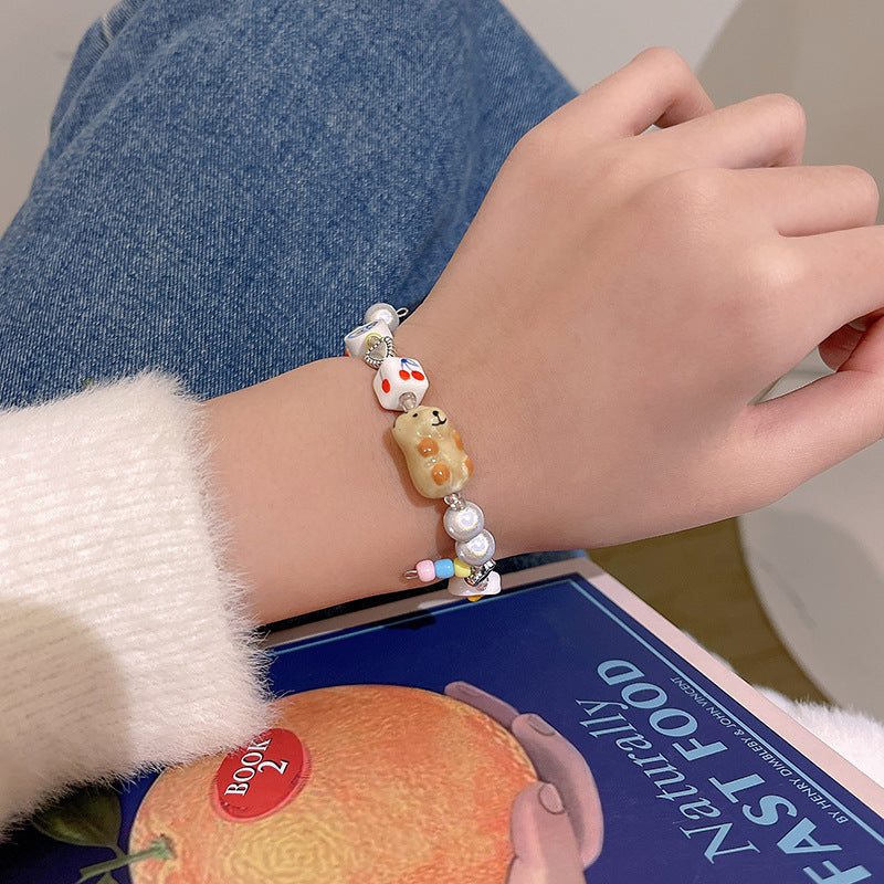 Opal Heart Bracelet MIC-LvS003