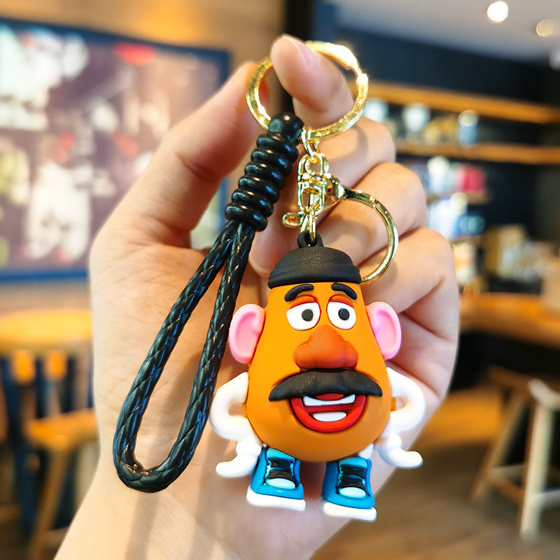 keychain PVC Trendy Cartoon (F) MIC-JiaX003