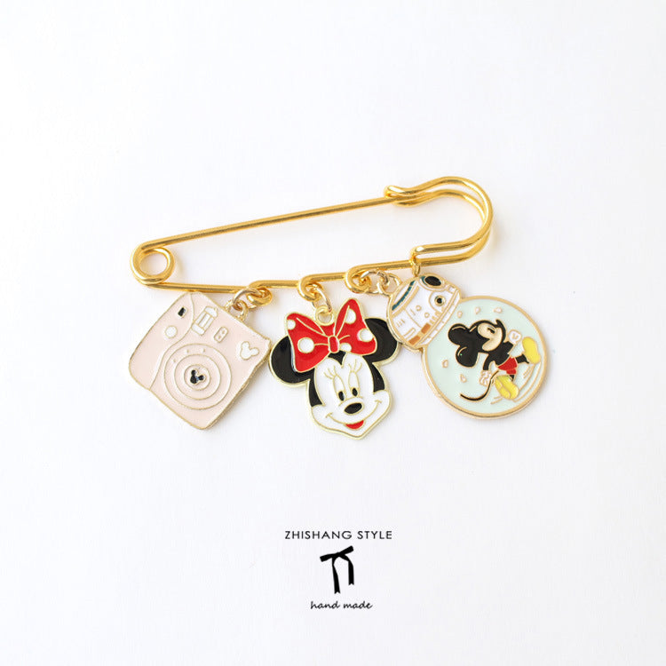 Alloy minimalist accessory personalized brooch (Minimo de Compra 2) MIC-ShangS018