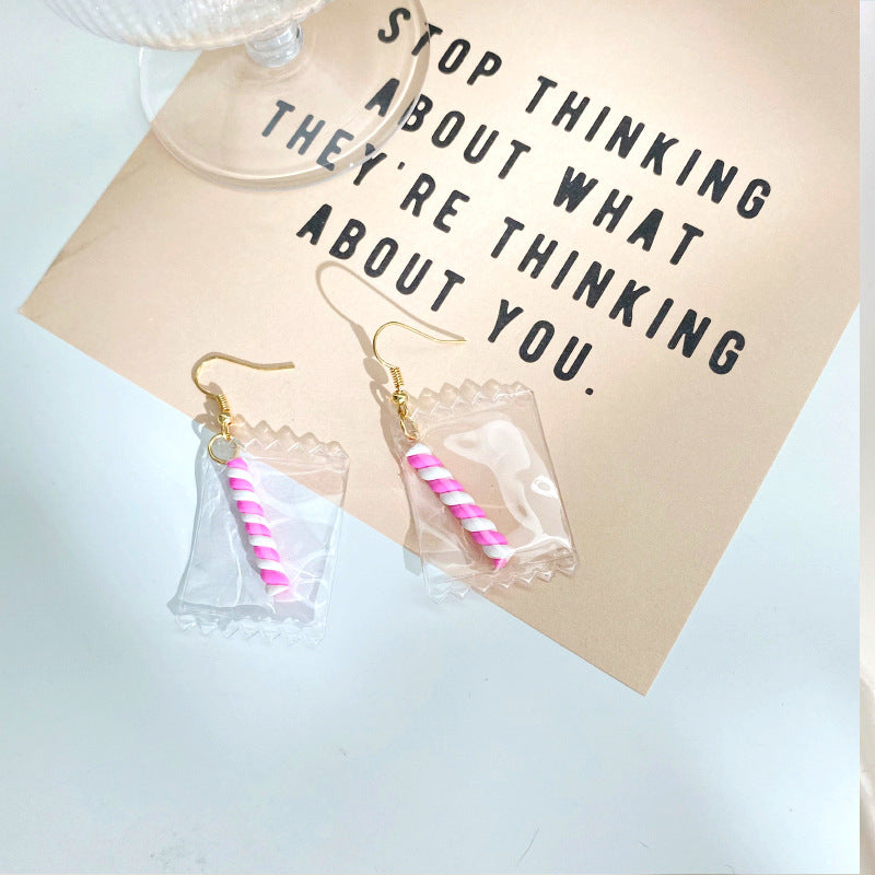 Alloy New Pink Tassel Earrings MIC-LvG008