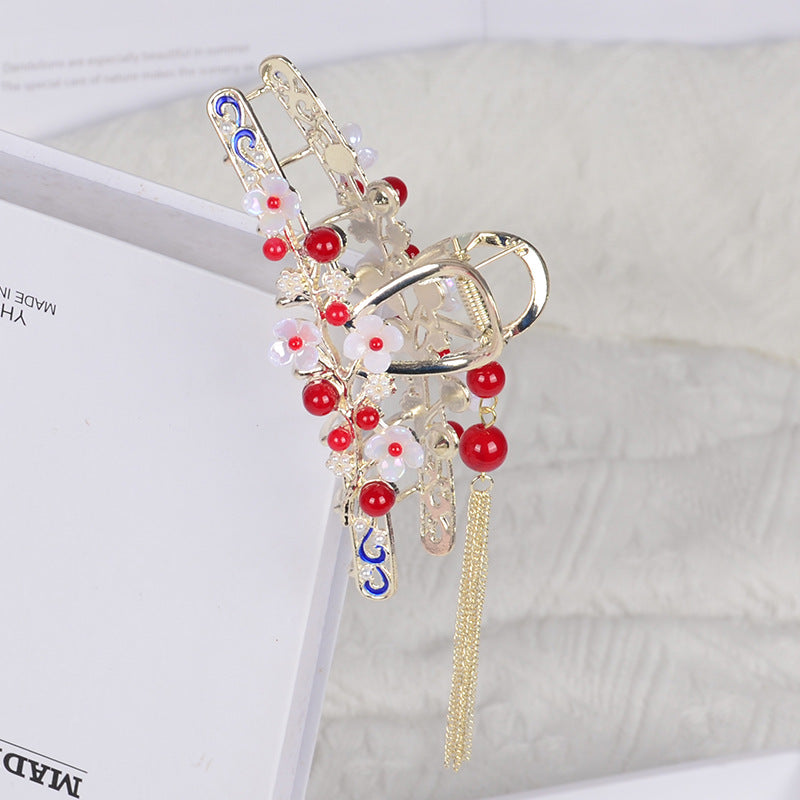 Alloy pearl tassel hairpin Minimo de compra 3 MIC-LanX002