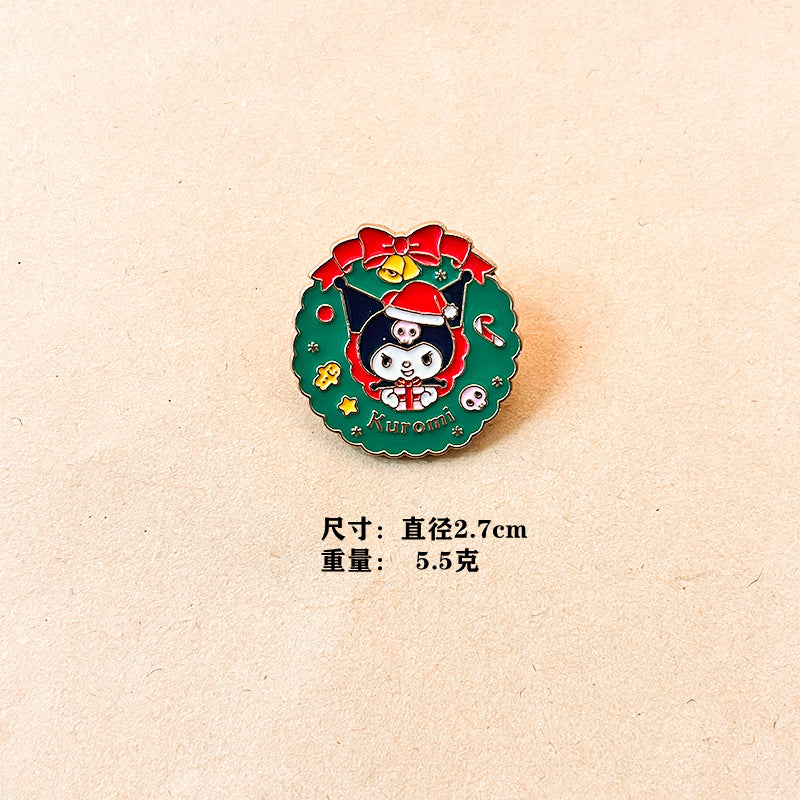 Alloy Christmas Kuromi brooch (Minimo de compra 2) MIC-DongQ021