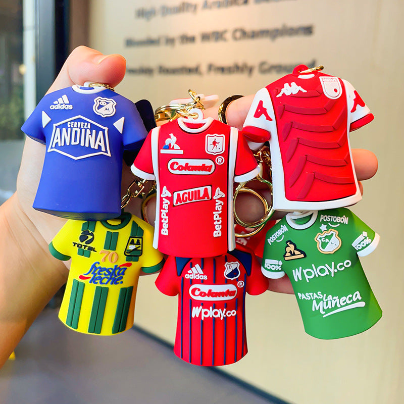 Silicone World Cup Jersey Keychain MIC-KC-LeZi008