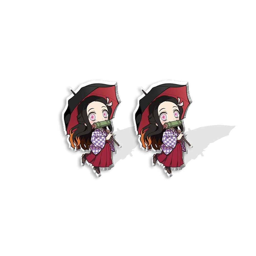 Earrings Acrylic Cartoon Earrings Minimo de compra 2 (M) XiangL011