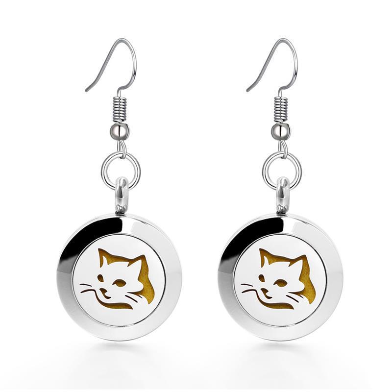 Earrings Stainless Steel Perfume Oil Cartoon Animation (M) AOXI002