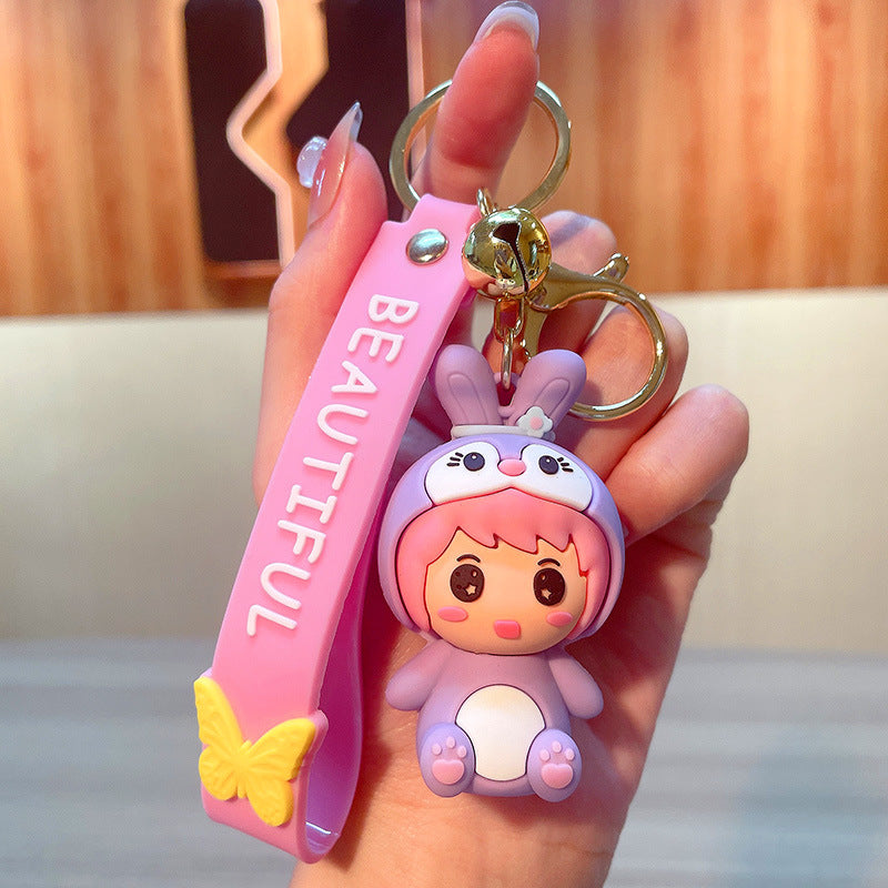 PVC cartoon doll keychain MIC-JinG015