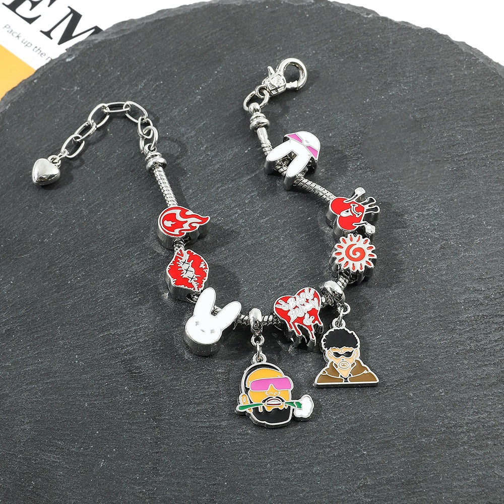 Cartoon Alloy Rabbit Bracelet Minimo de compra 5 MYA-ShaoH006