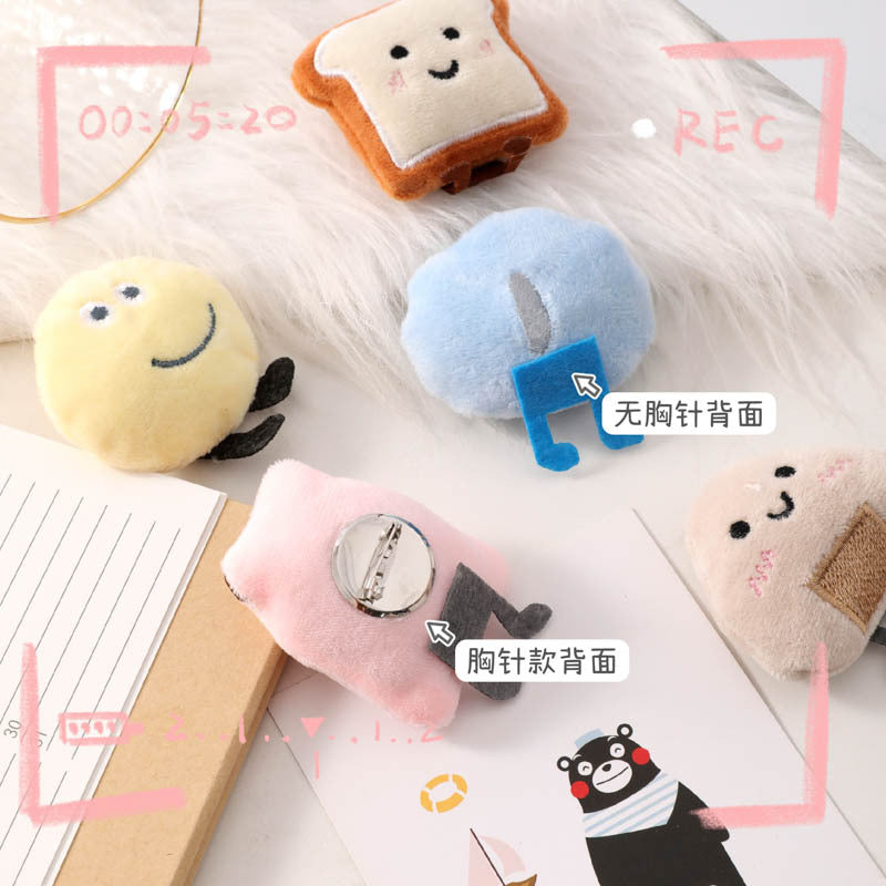 Plush cartoon cute brooch MIC-ZhanY009