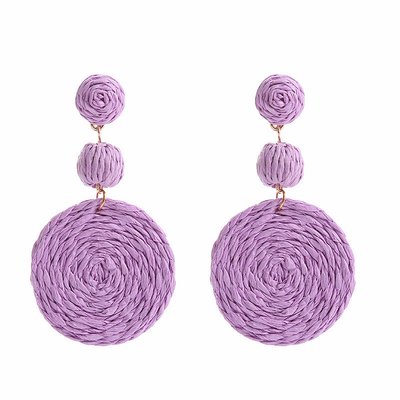 Acrylic Lafite Earrings MIC-ChouT010