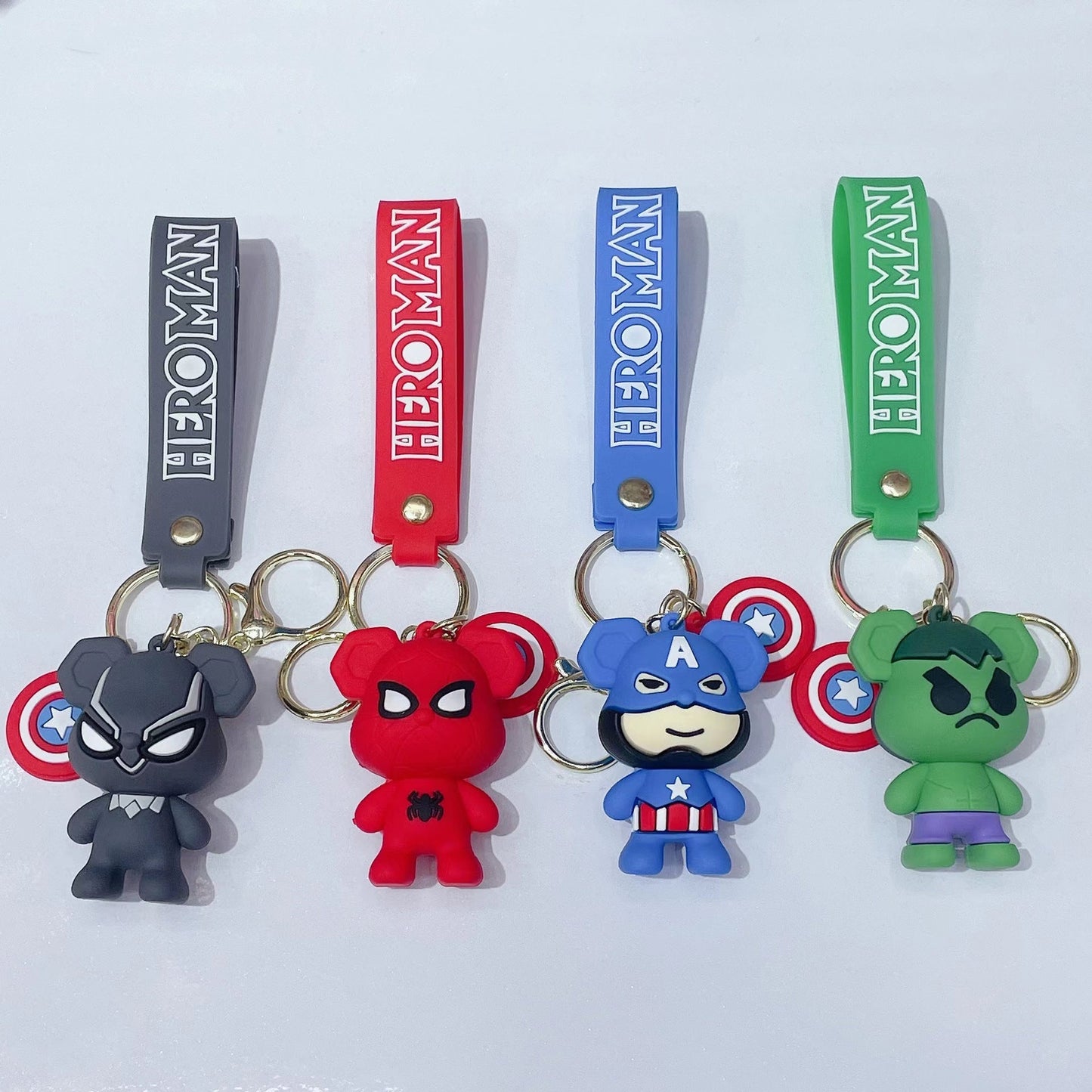 PVC new violence bear cartoon keychain (Minimo de compra 2）MIC-JuS011