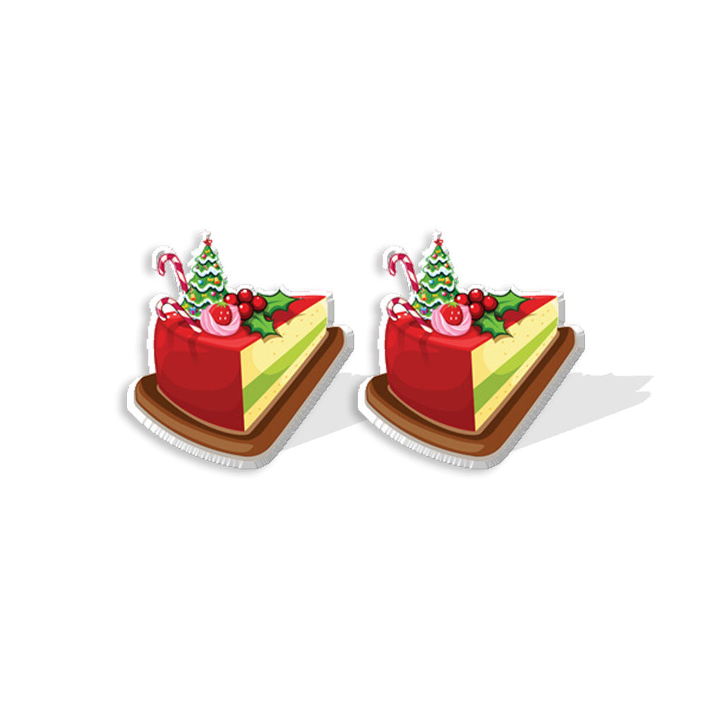 Earrings Resin Christmas Stainless Steel Cute Earrings Minimo de compra 2 XiangL025