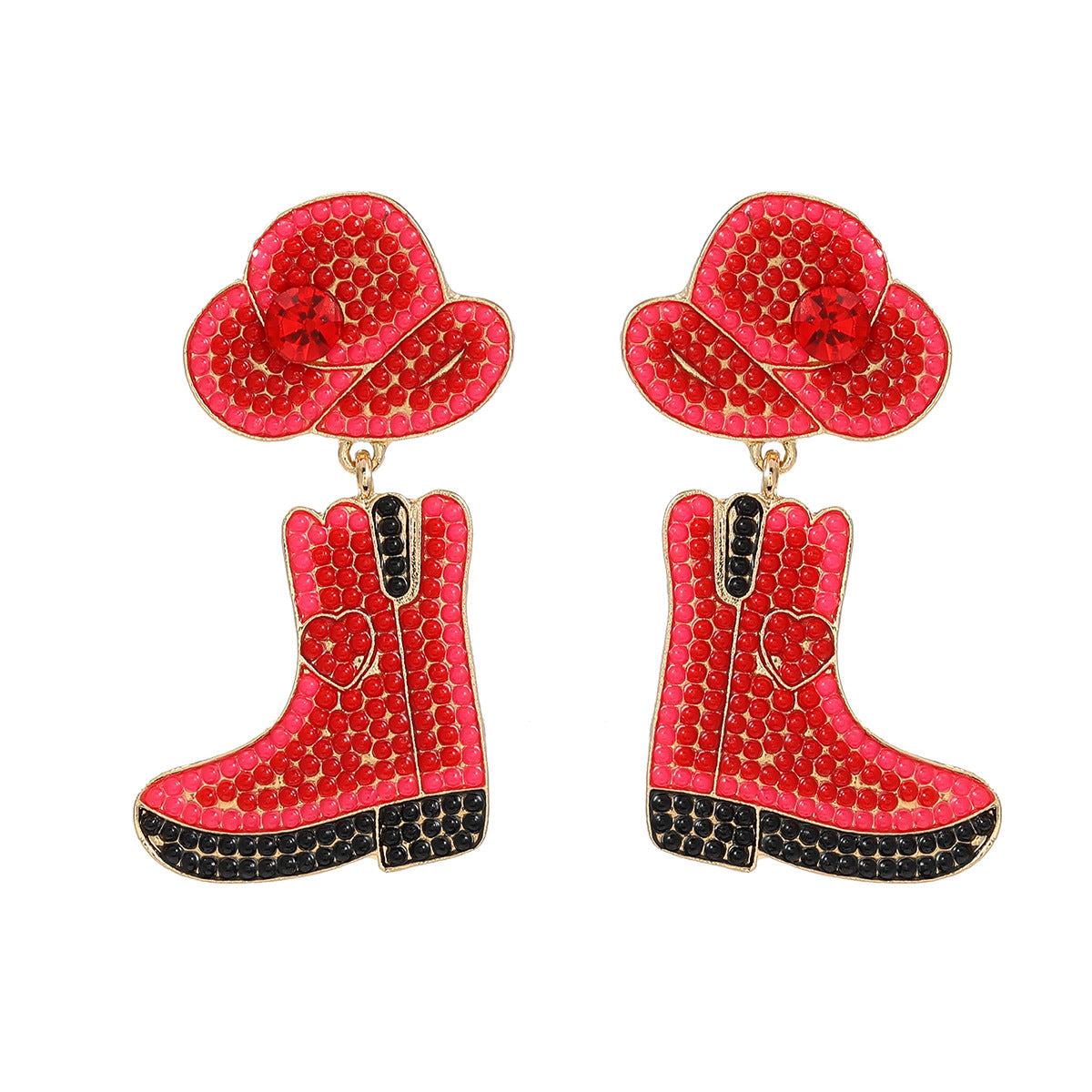 Alloy women's hats, boots, earrings MIC-JiuL011