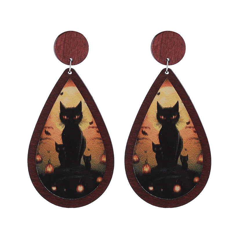 Alloy acrylic horror party earrings MIC-ChouT055