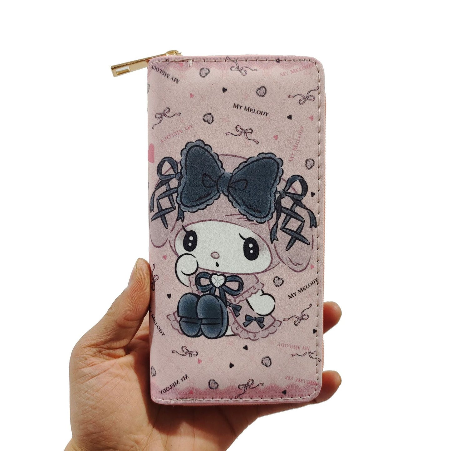 Cartoon Little Devil PU Long Zipper Wallet MOQ≥3 MIC-Dengxin005