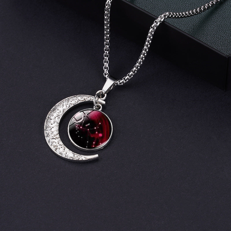 Necklace Stainless Steel Zodiac Moon Minimo de compra 2 YonY001