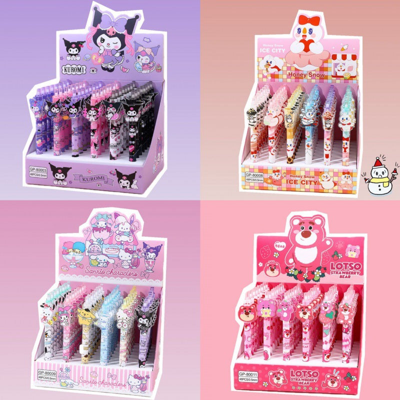 Acrylic lovely doll neutral pen 48PCS MYA-HeH007