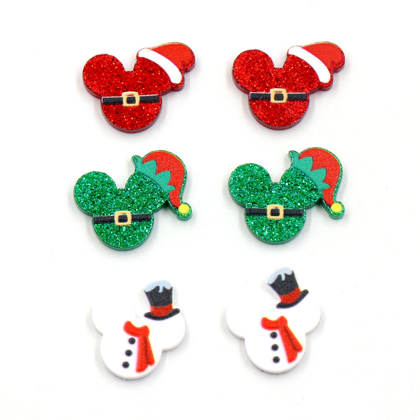 Acrylic Christmas Hat Earrings (Minimo de compra 5) MYA-XiaoY062