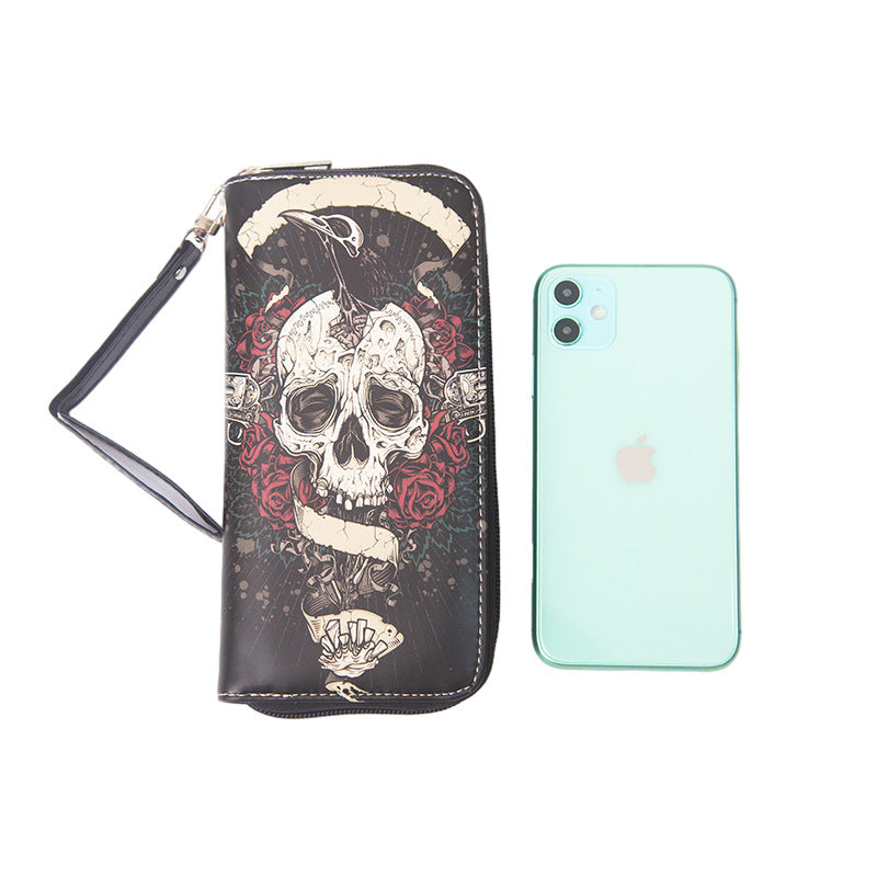 PU Funny Skull Wallet MIC-MaoM007