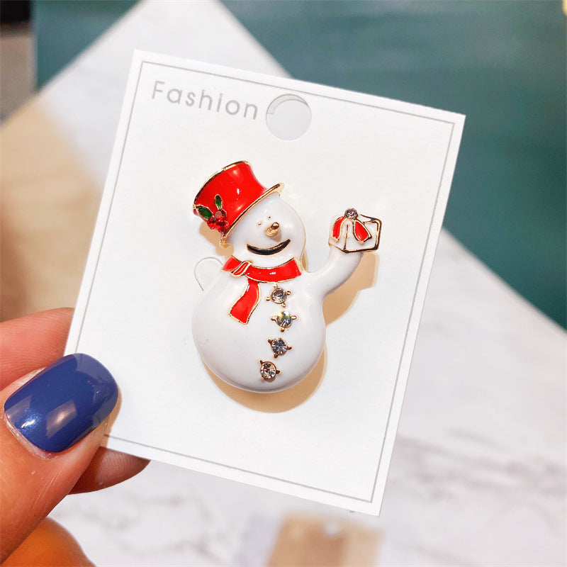 Alloy Santa Claus brooch (Minimo de compra 2) MYA-YiM044