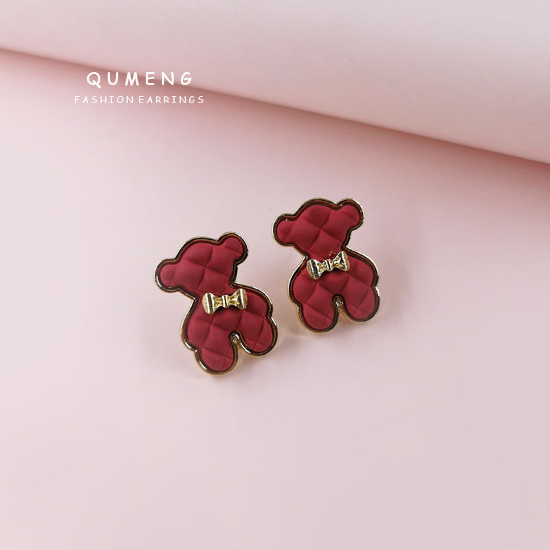 Acrylic new small fragrant wind ins earrings (Minimo de Compra 2) MIC-QingM003