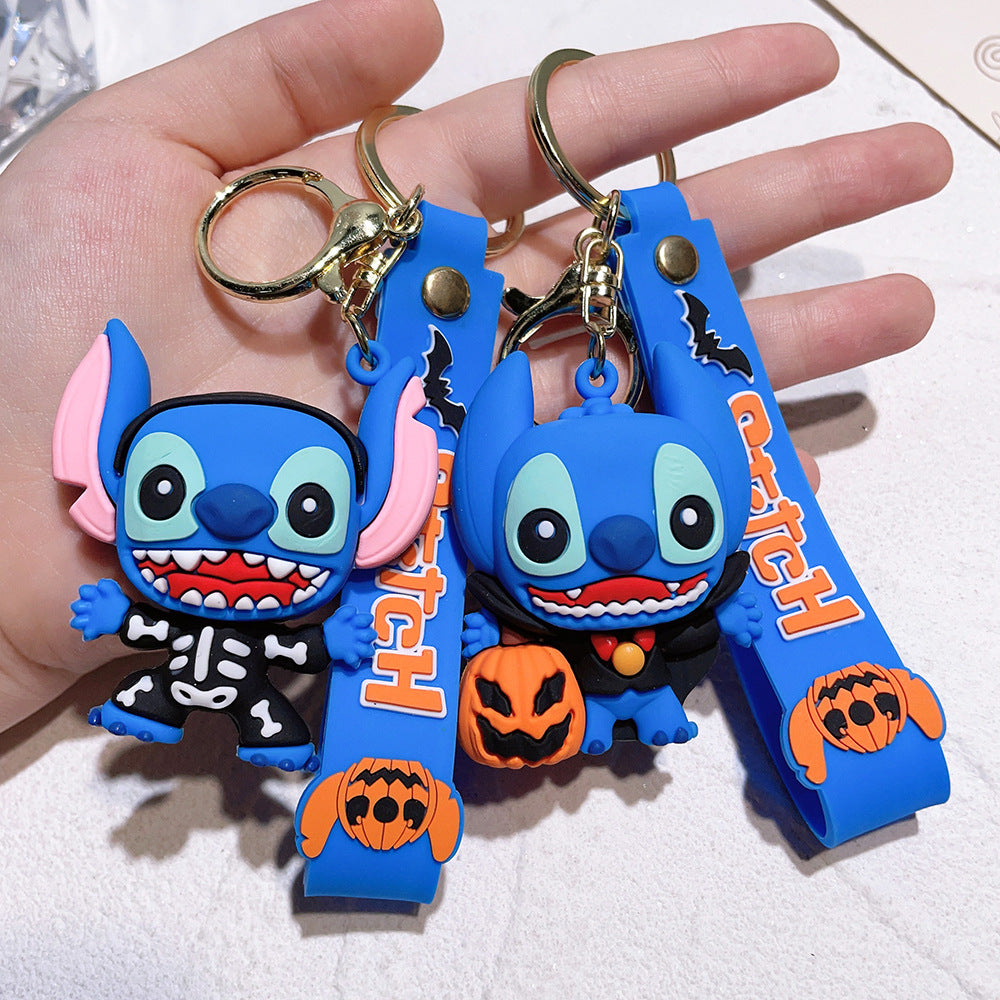 PVC Halloween cartoon doll keychain MIC-QiChao008