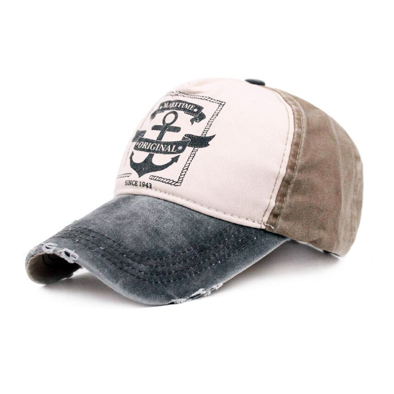 Cotton boat anchor retro Baseball cap (Minimo de compra 2)  MYA-BoD001