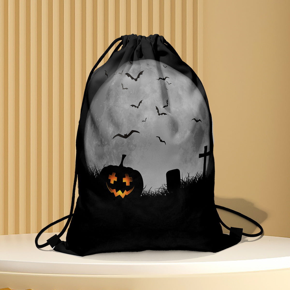 Polyester Halloween drawstring backpack (Minimo de Compra 2) MYA-QB003