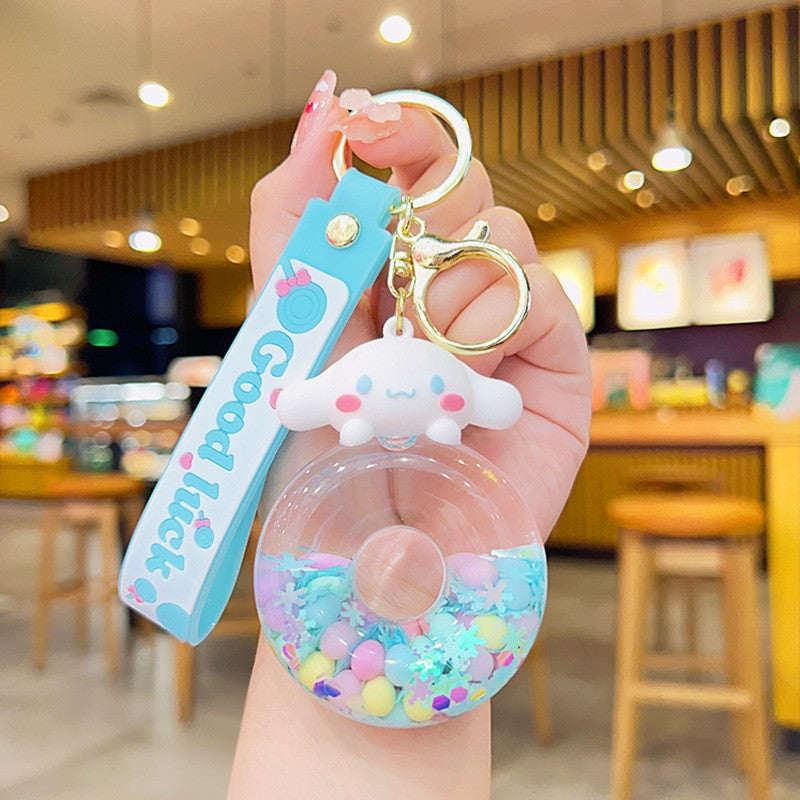 of Oil Flowing Sand Liquid Acrylic Keychains (S) MIC-YDao080