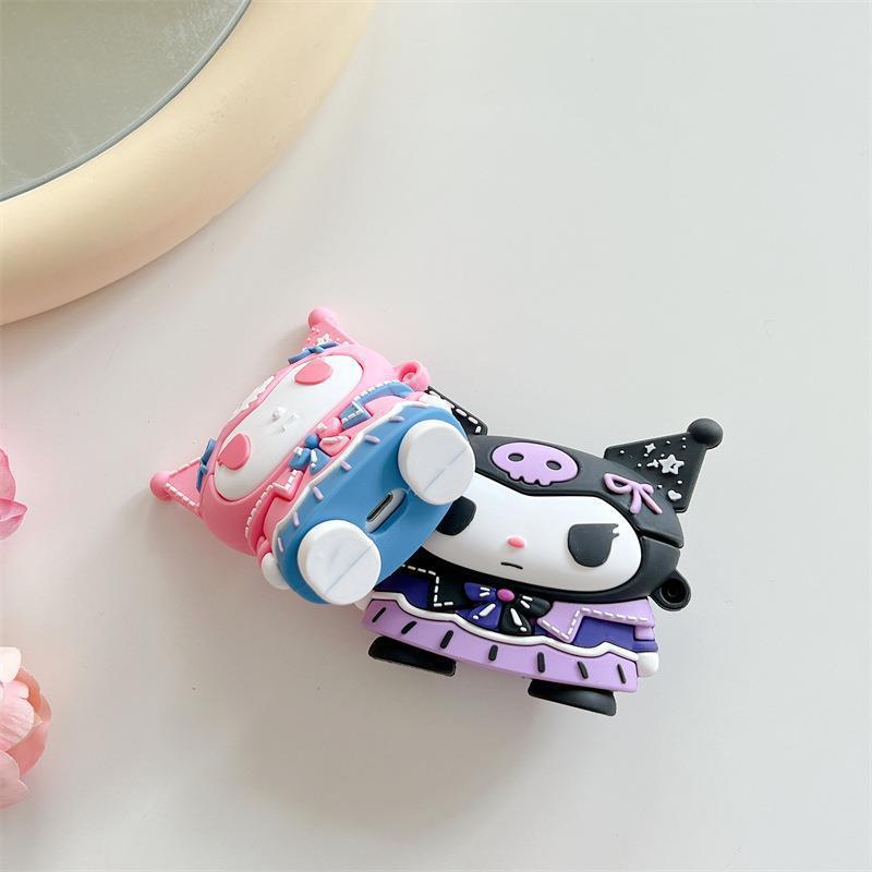 Silicone cross dressing cartoon headphone cover (Minimo de compra 2) MIC-JLF004