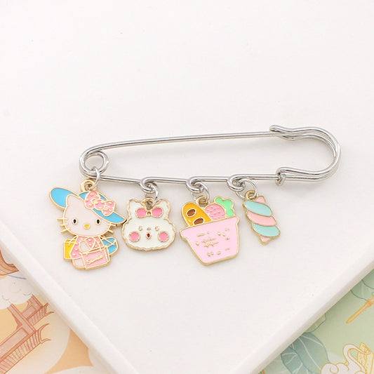 Alloy cartoon animal brooch (Minimo de compra 2) MIC-LiY007