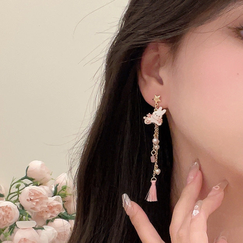 Alloy Cute and Cute Rabbit Earrings MYA-BLD105