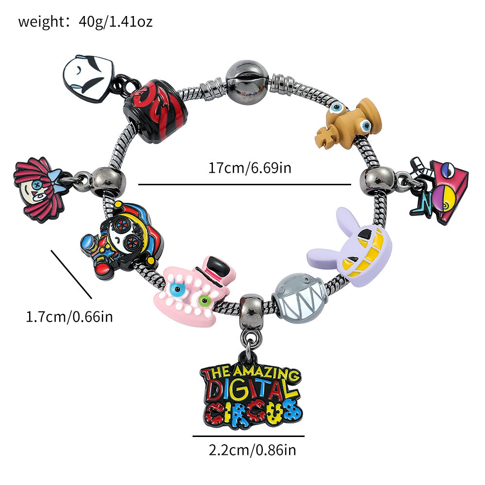 Alloy Magic Digital Circus Bracelet (Minimo de Compra 5) MIC-ZhuoX033