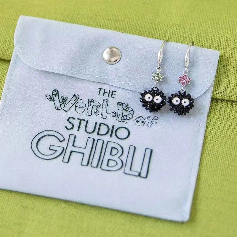 Acrylic Coal Ball Elf Earrings (Minimo de Compra 2) MIC-ShiY021