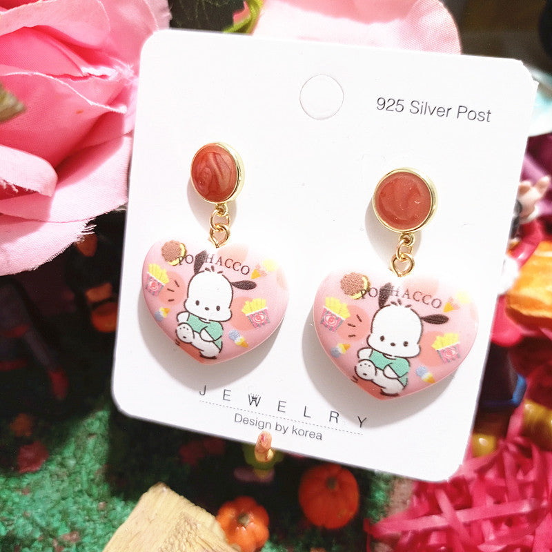 Alloy cartoon cute earrings MIC-XingJ076