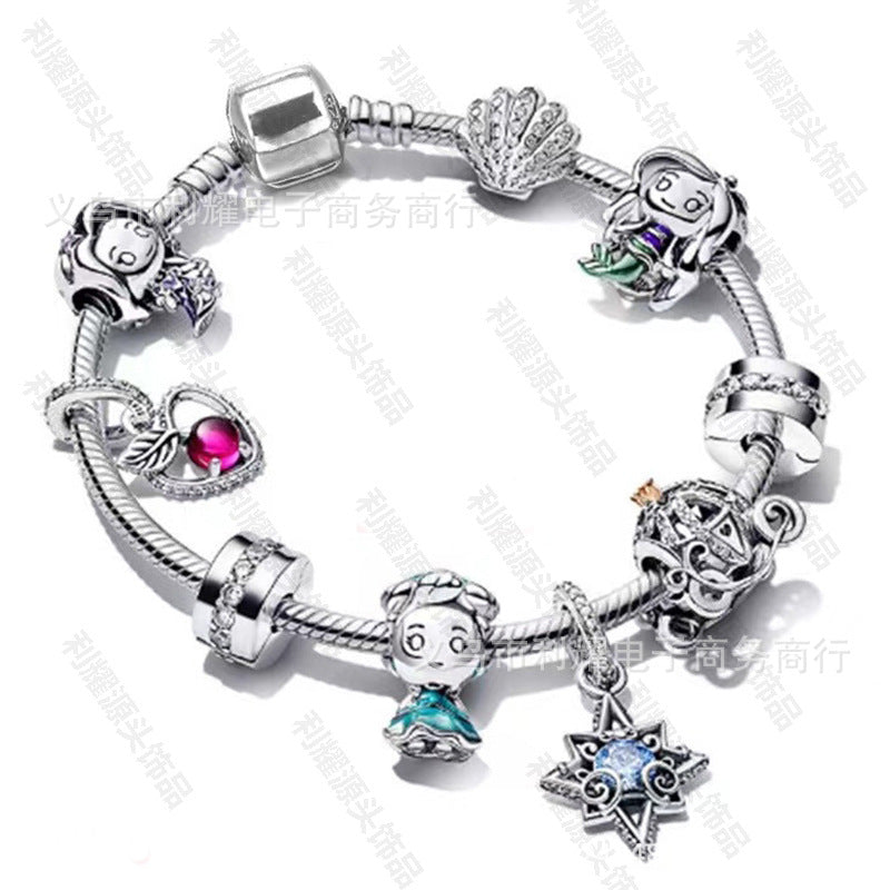 Alloy DIY Pandora Cartoon Bracelet MIC-LiY032