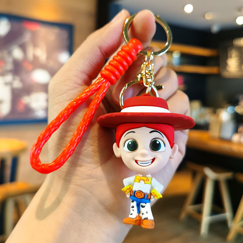 keychain PVC Trendy Cartoon (F) MIC-JiaX003