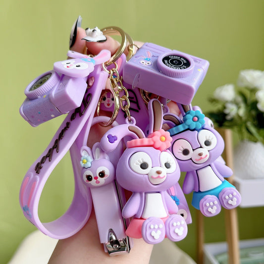 PVC new nail clipper cartoon keychain MIC-YanG009