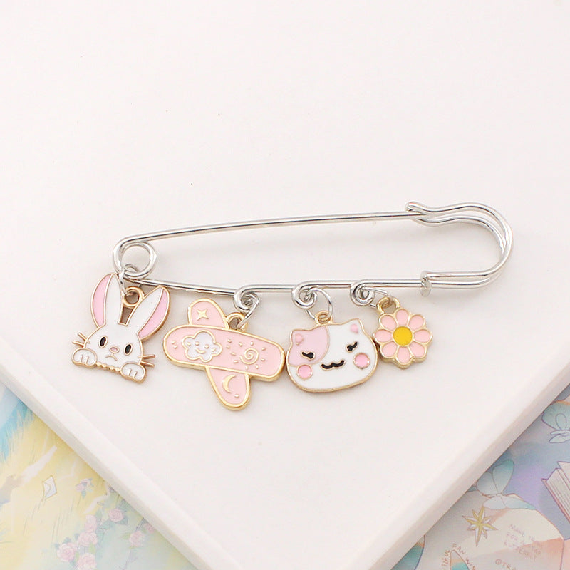 Alloy cute cartoon anime brooch (Minimo de compra 2) MIC--LiY037