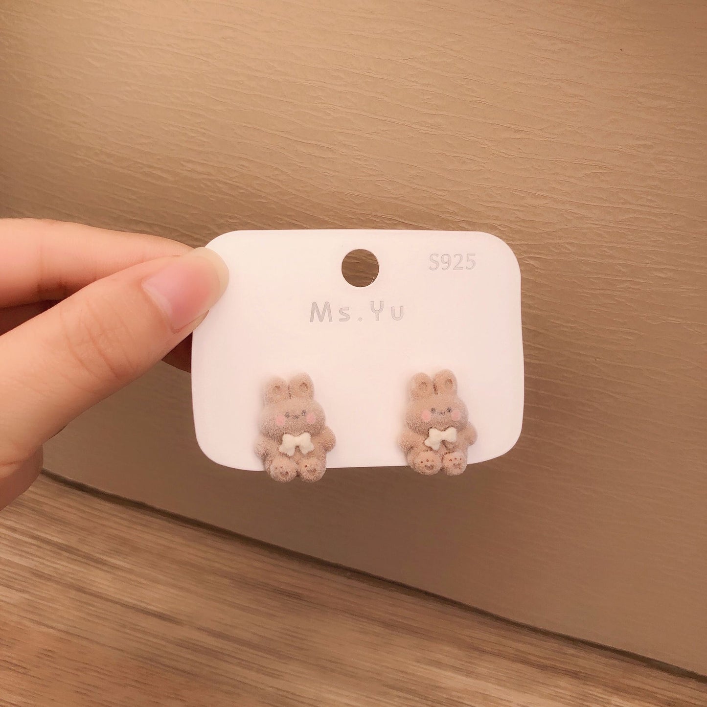 Alloy minimalist and fashionable earrings MIC-BiX007