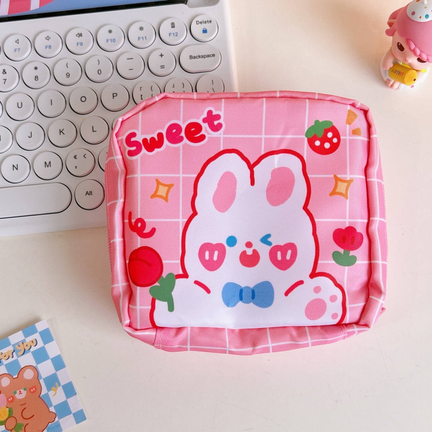 Nylon Tulip Checkerboard Storage Bag (Minimo de Compra 2) MIC-TenY011