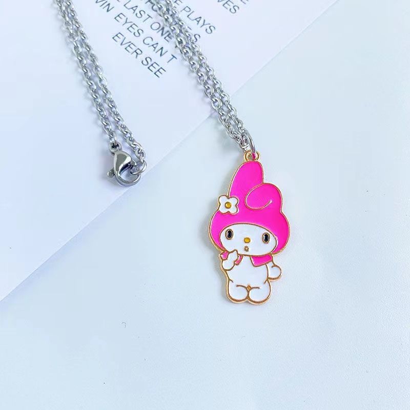 Cartoon Alloy Puppy Necklace （Minimo de compra 2） MIC-DinH010