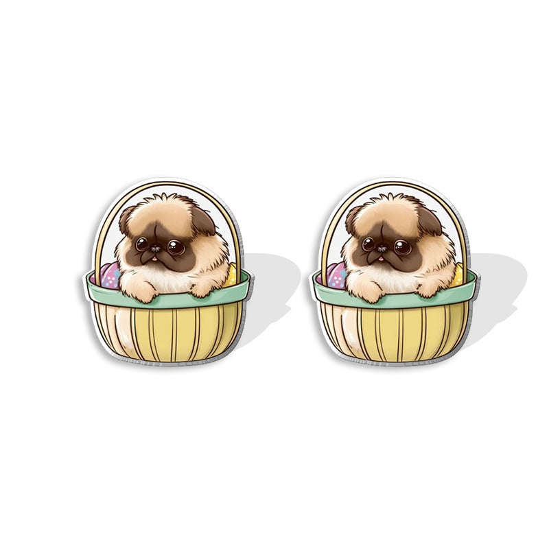 Alloy Easter Small Animal Earrings (Minimo de compra 5) MIC-XiangL066