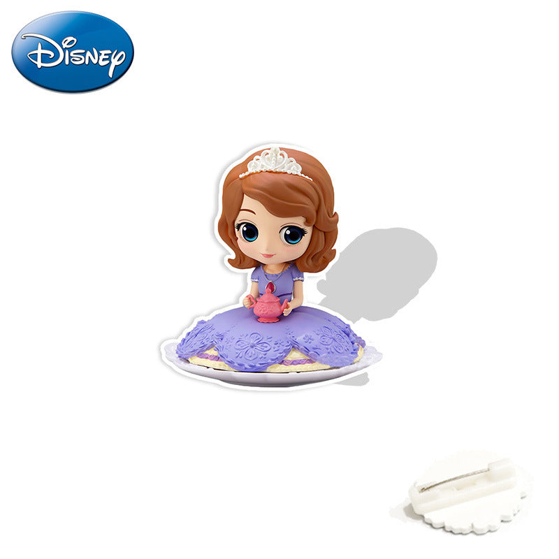 Acrylic mermaid princess brooch (Minimo de compra 2) MYA-WeiJ007