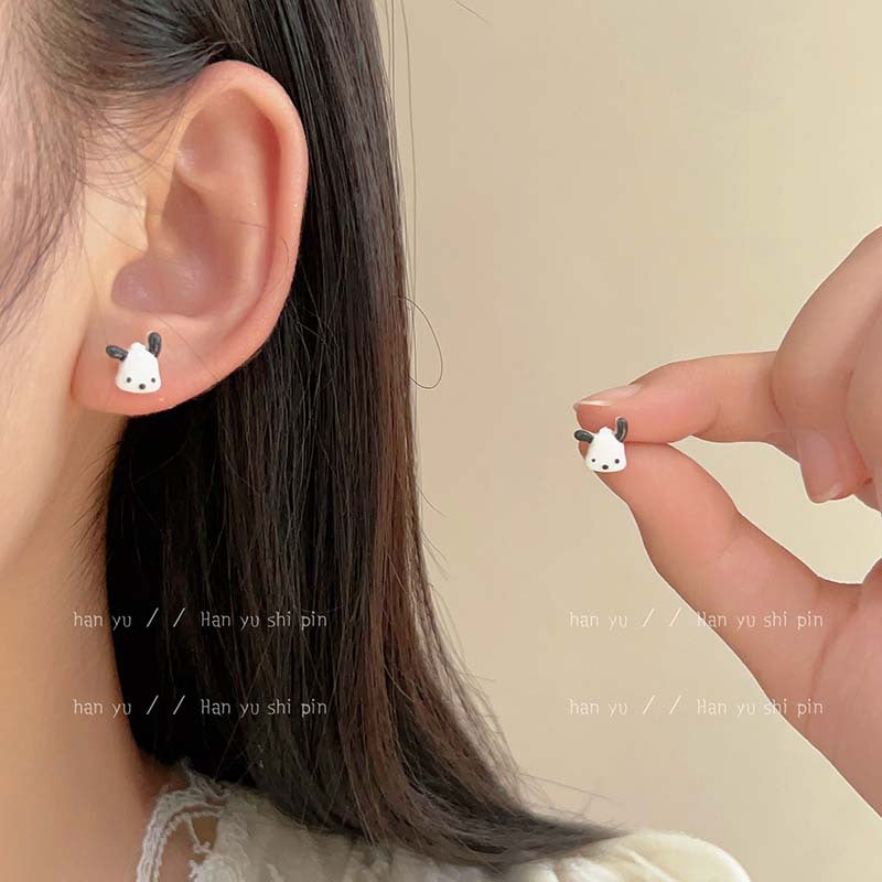 Alloy Cute Versatile Pacha Dog Earrings (Minimo de Compra 2) MIC-HanY003