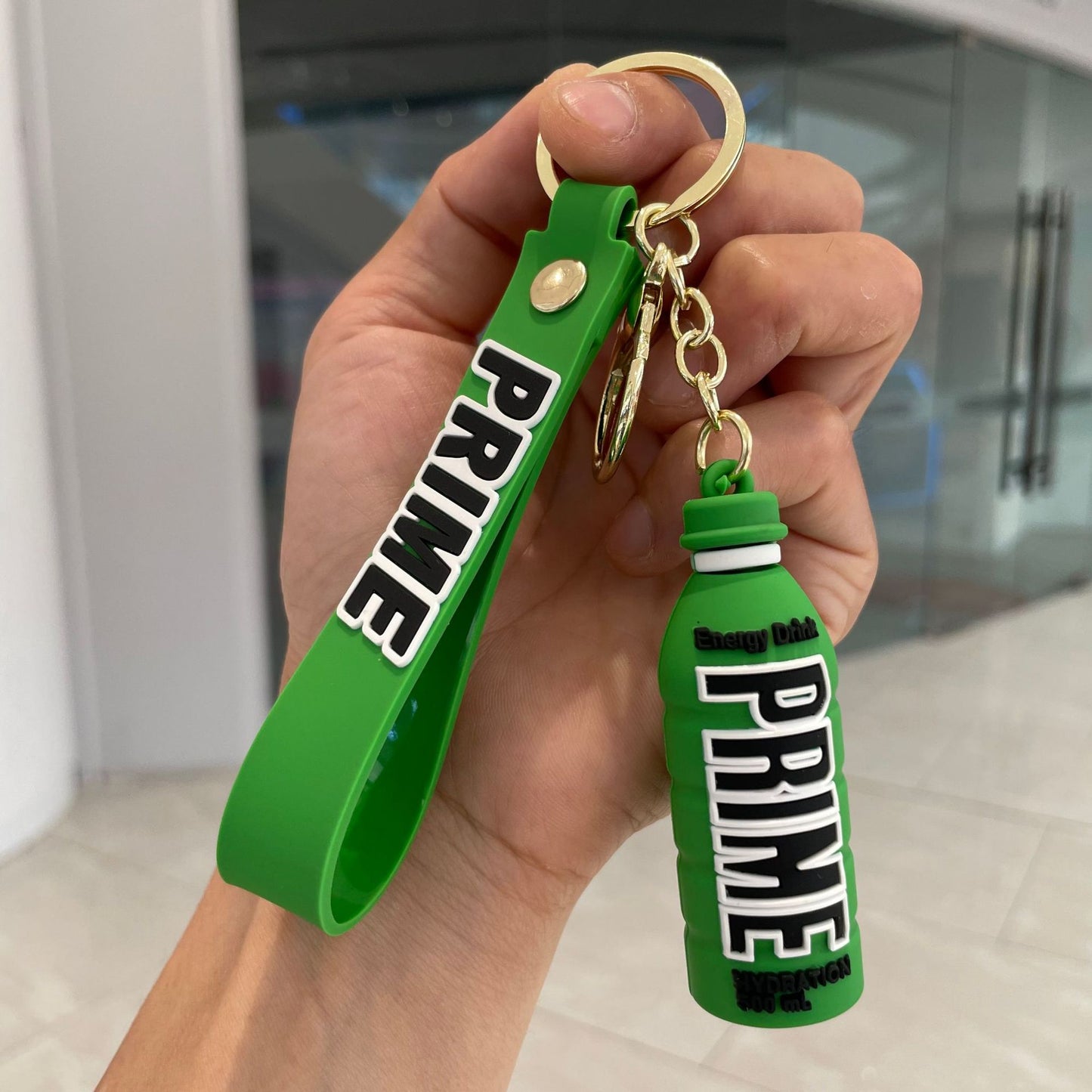 Soft Plastic Beverage Bottle Keychain YaoPan002