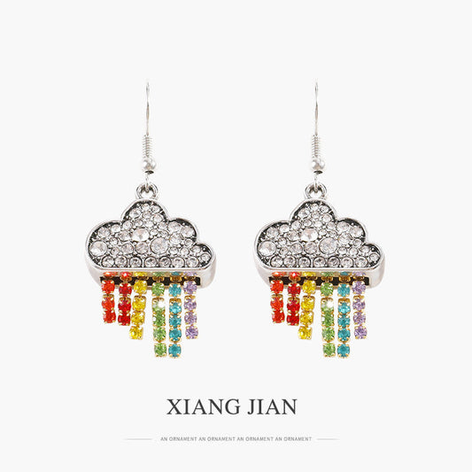 popular cloud earrings tassel  zhongyi016